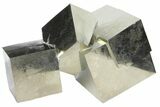 Top Quality Pyrite Cube Cluster - Navajun, Spain #94342-1